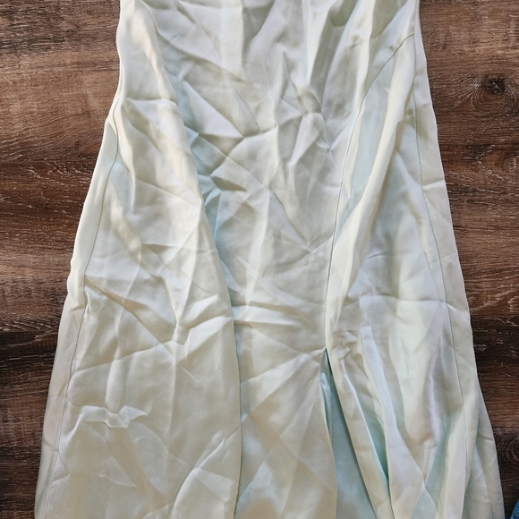 Jonathan Simkhai Finley Gown In Salt Water Size 2 - Picture 9 of 16